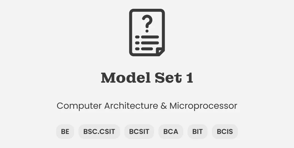 CAM Model Question 1